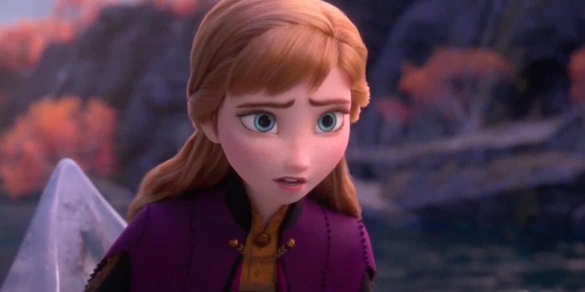 Anna from Frozen has red hair