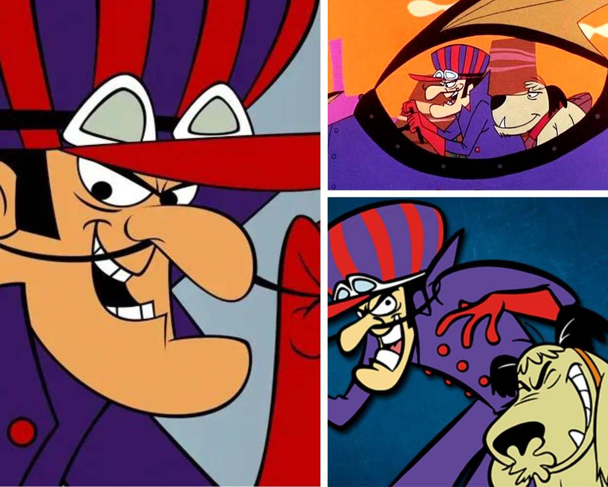 Dick Dastardly - long nosed characters