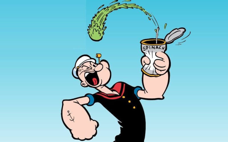 Popeye - bald cartoon character