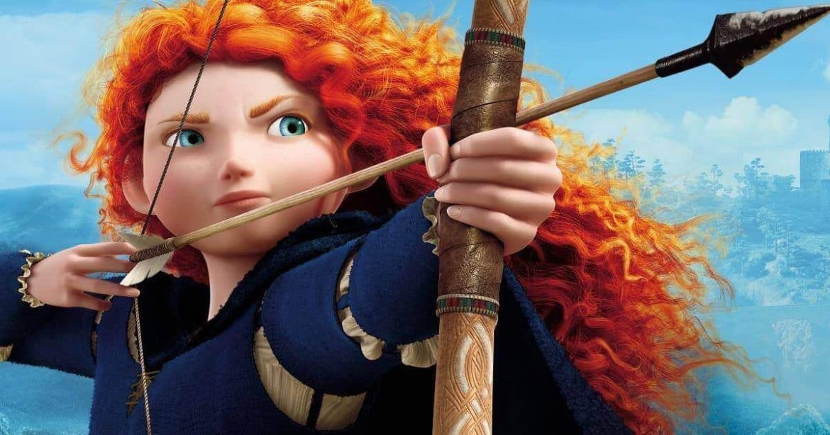 Princess Merida - cartoon Disney red hair