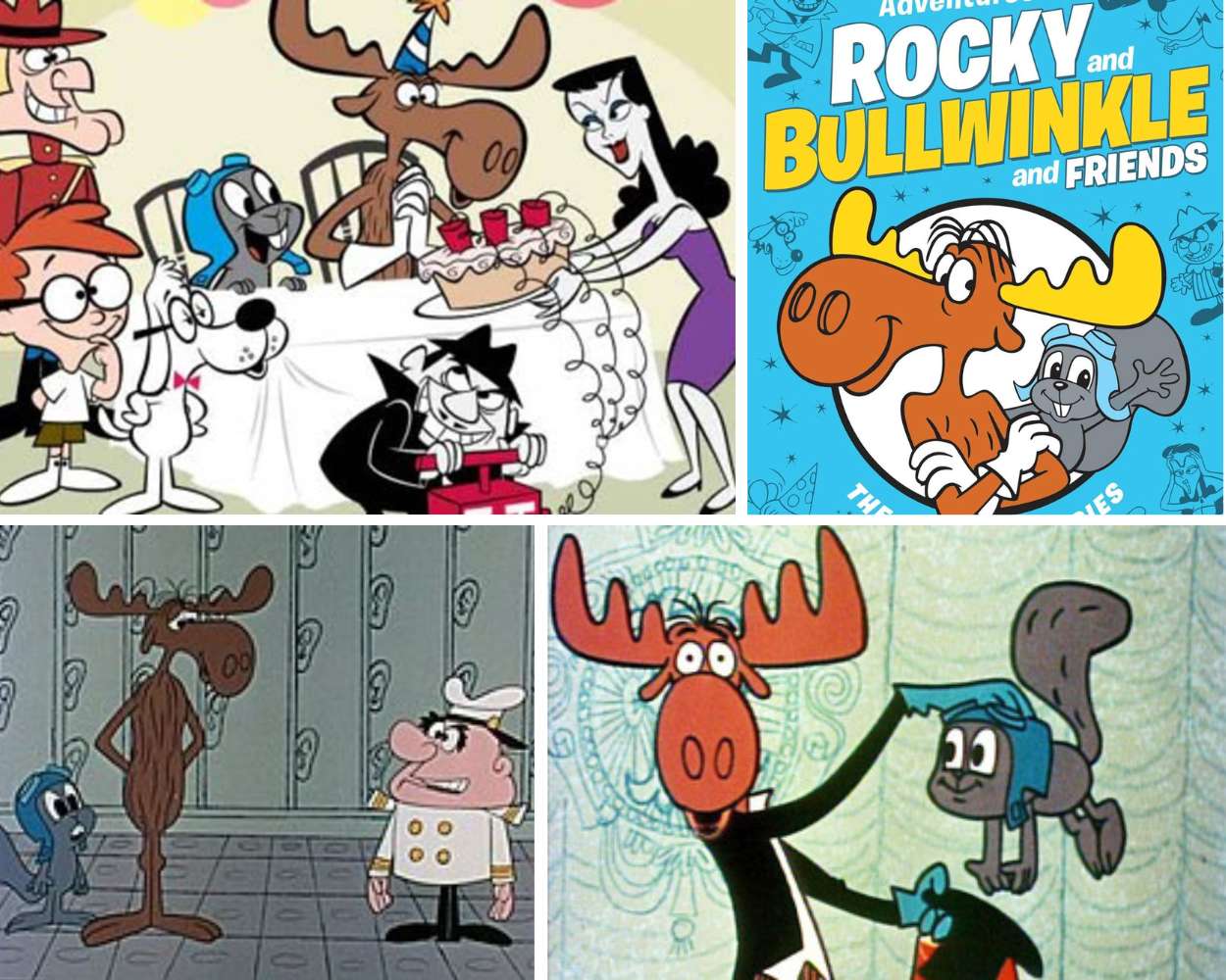 Rocky and Bullwinkle - Classic cartoon Characters