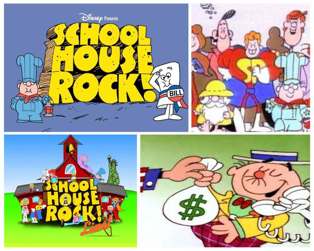 Schoolhouse rock - cartoons from the early 70s
