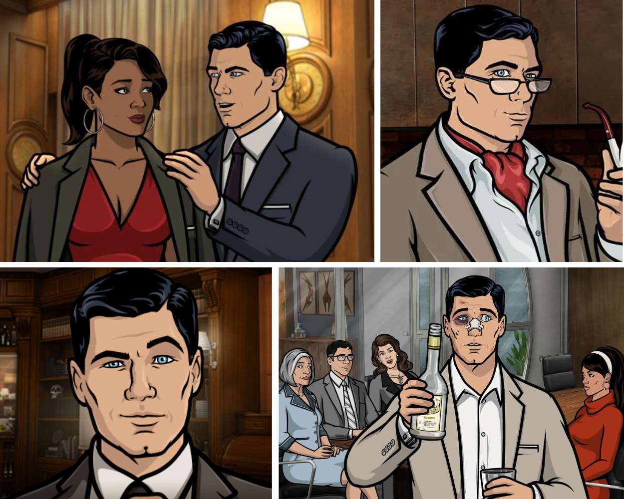 Sterling Archer - Archer - Male Cartoon Character