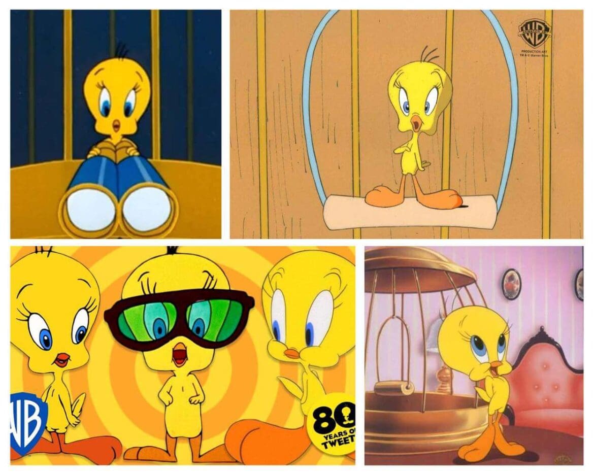 Tweety Bird - Yellow Bird Cartoon Characters