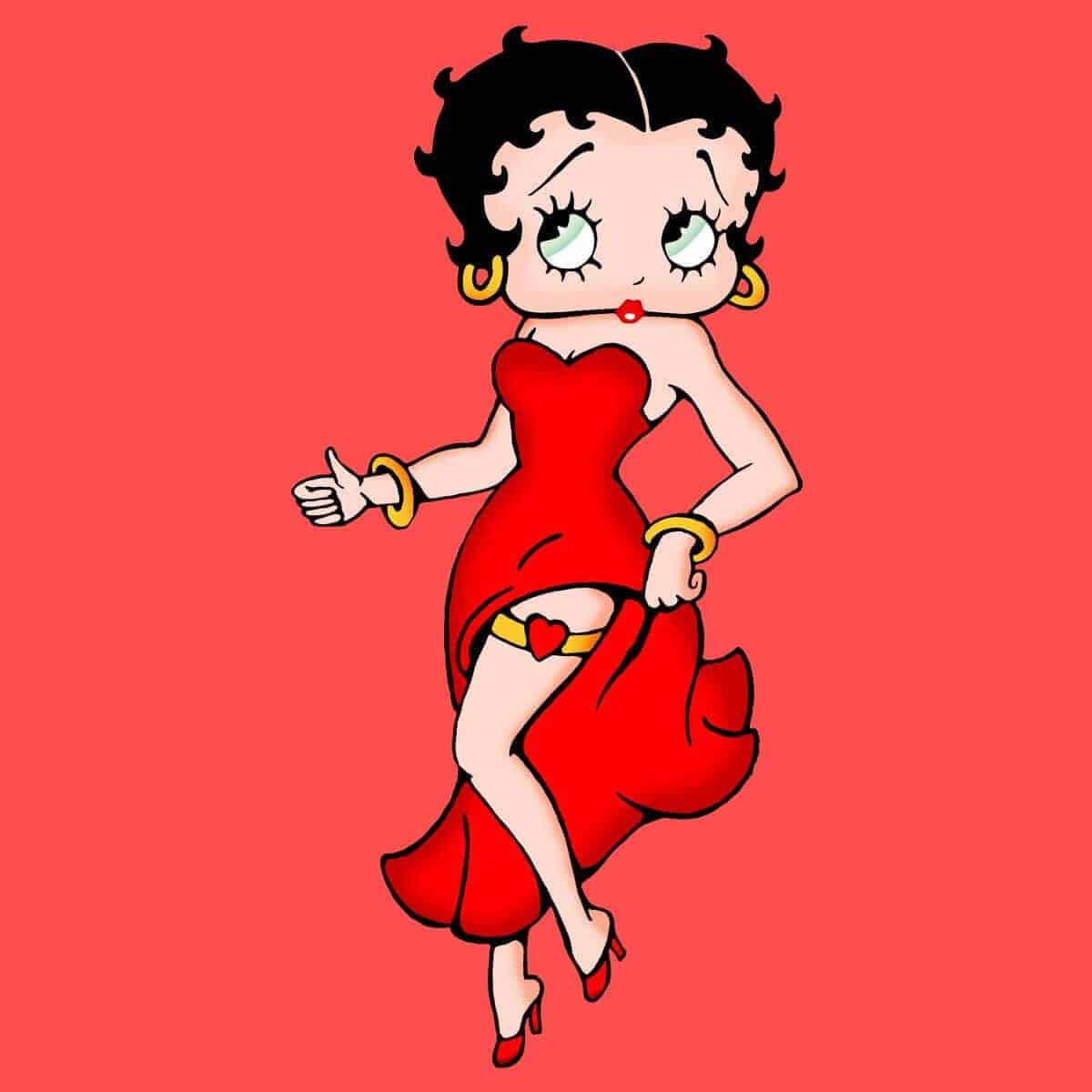 Betty Boop Female Character With Big Eyes