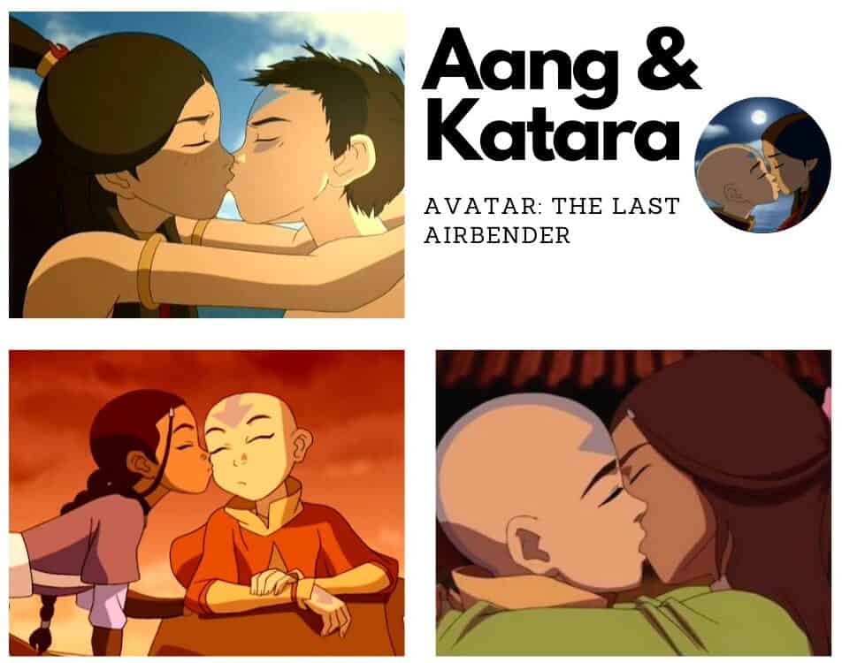 sweet cartoon couples - Aang & Katara