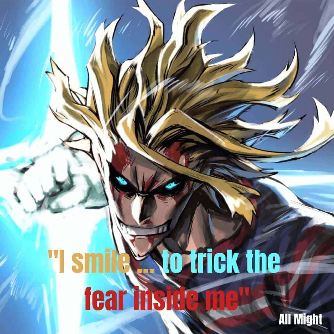 All Might - My Hero Academia Quote