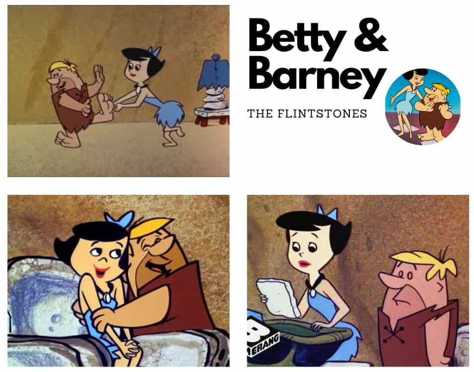 Famous Cartoon Couple - Betty and Barney