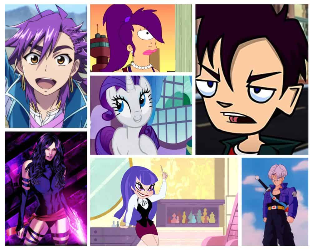 Blue and Purple Hair Cartoon Characters - wide 6