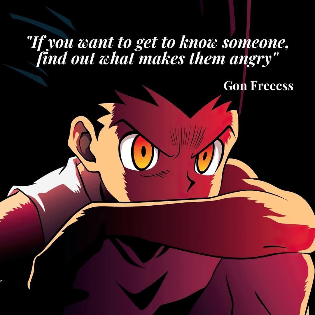 Gon Freecss quotes- Hunter × Hunter