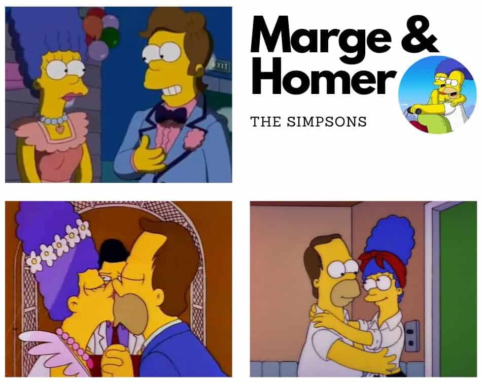 Best Cartoon Married Couple - Marge & Homer Simpson