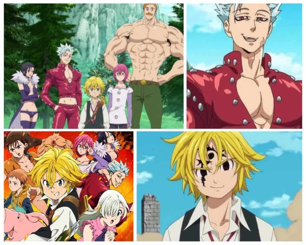 Seven Deadly Sins - shounen anime characters