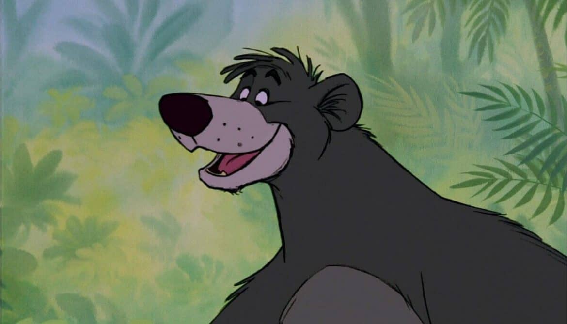 Baloo - Jungle Book - gray cartoon characters