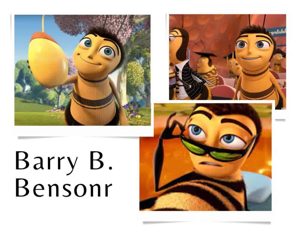 Barry B. Benson - little yellow cartoon characters