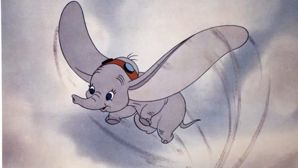 Dumbo - grey cartoon characters