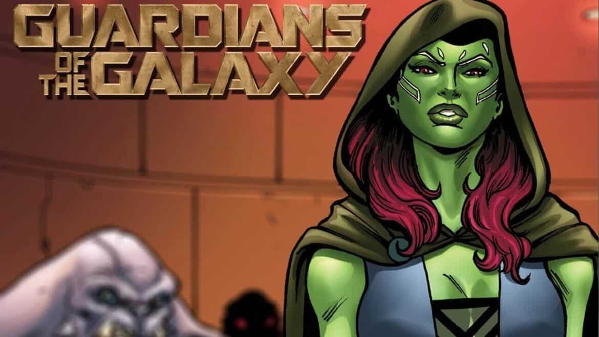 Gamora - Guardians of the Galaxy - green character cartoon