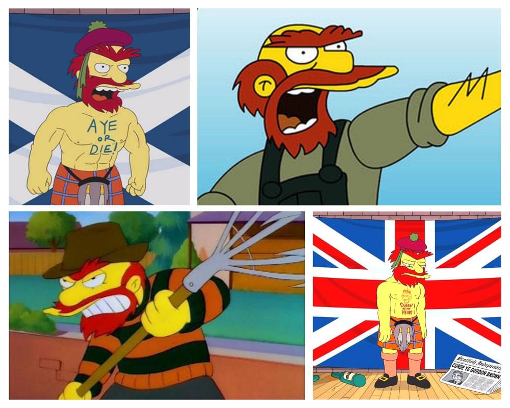 Groundskeeper Willie - animated guy with beard