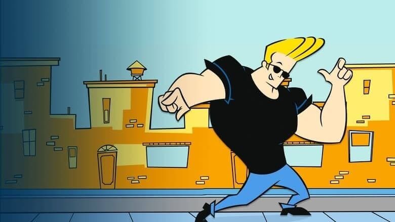 Johnny Bravo - cartoon character with muscles and blonde hair