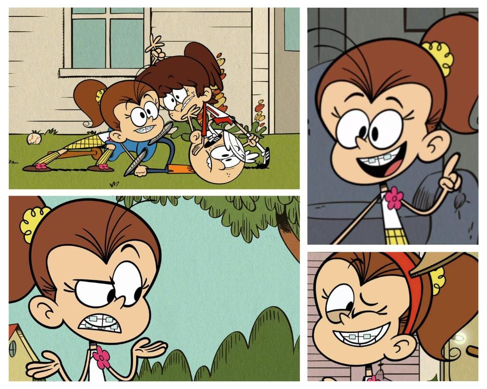 Luan Loud - animated characters with braces