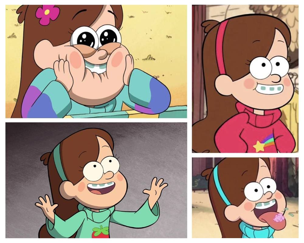 Mabel Pines - Cartoon Girl With Braces
