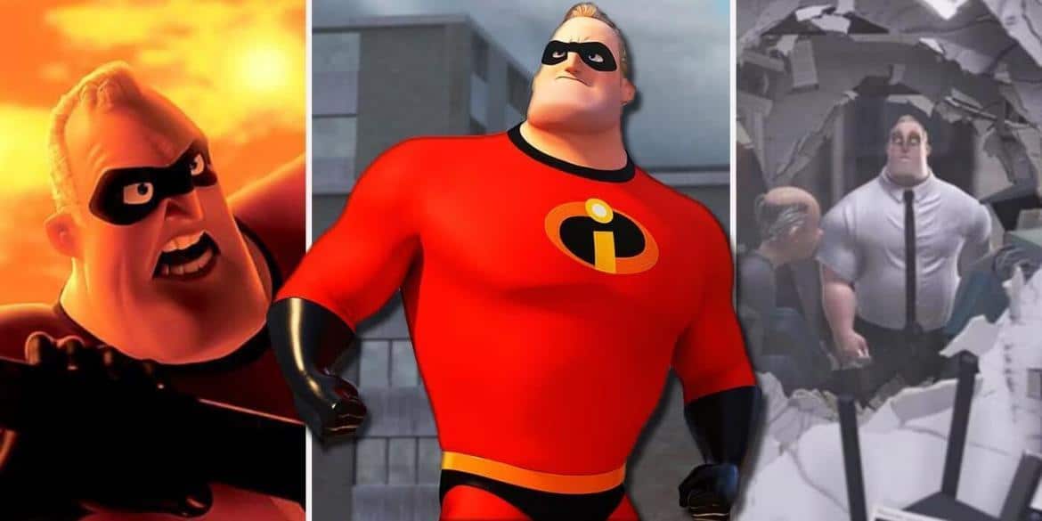 Mr. Incredible - The Incredibles - animated muscle man