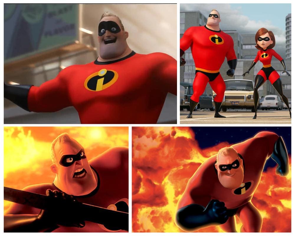 Mr. Incredible is one of the main characters