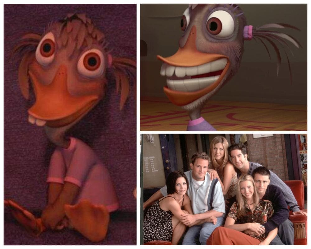 Referencing Friends - ducky from chicken little