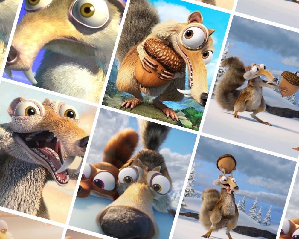 cartoon squirrels characters from ice age