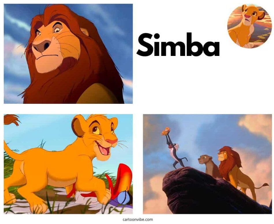 Simba - The Lion King - Disney Animal Prince