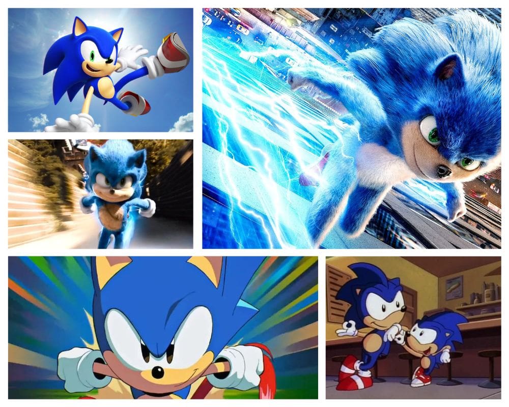 Sonic The Hedgehog - fast characters