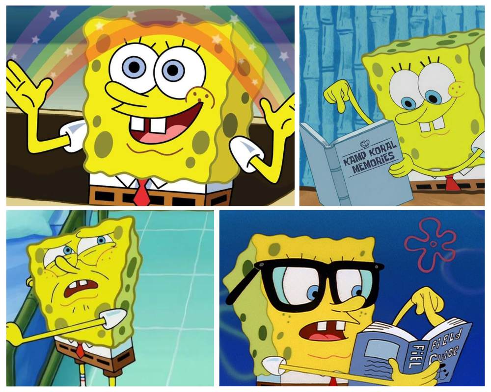 Spongebob - nerdy characters in cartoons