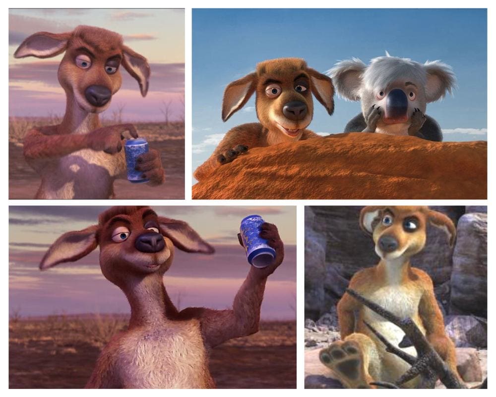 Toby - Animals United - kangaroo cartoon characters