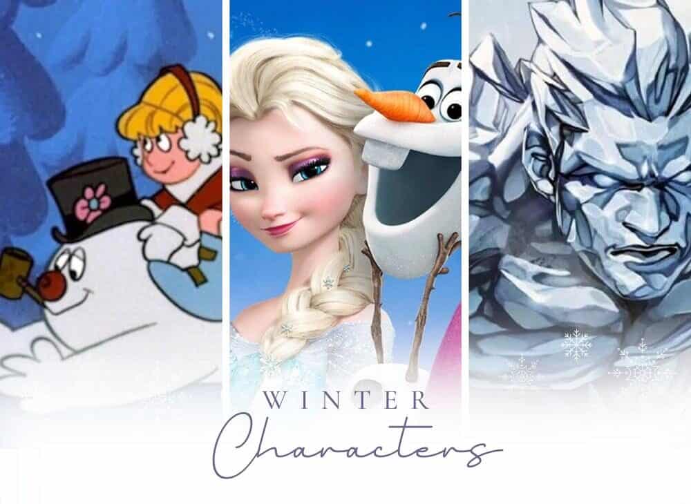 Winter Cartoon Characters