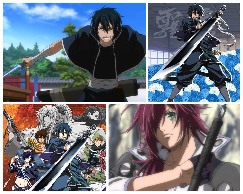 Brave 10 - anime swords