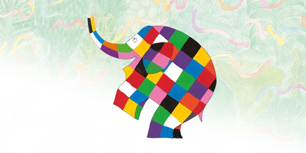 Elmer- Elmer the Patchwork Elephant Cartoon