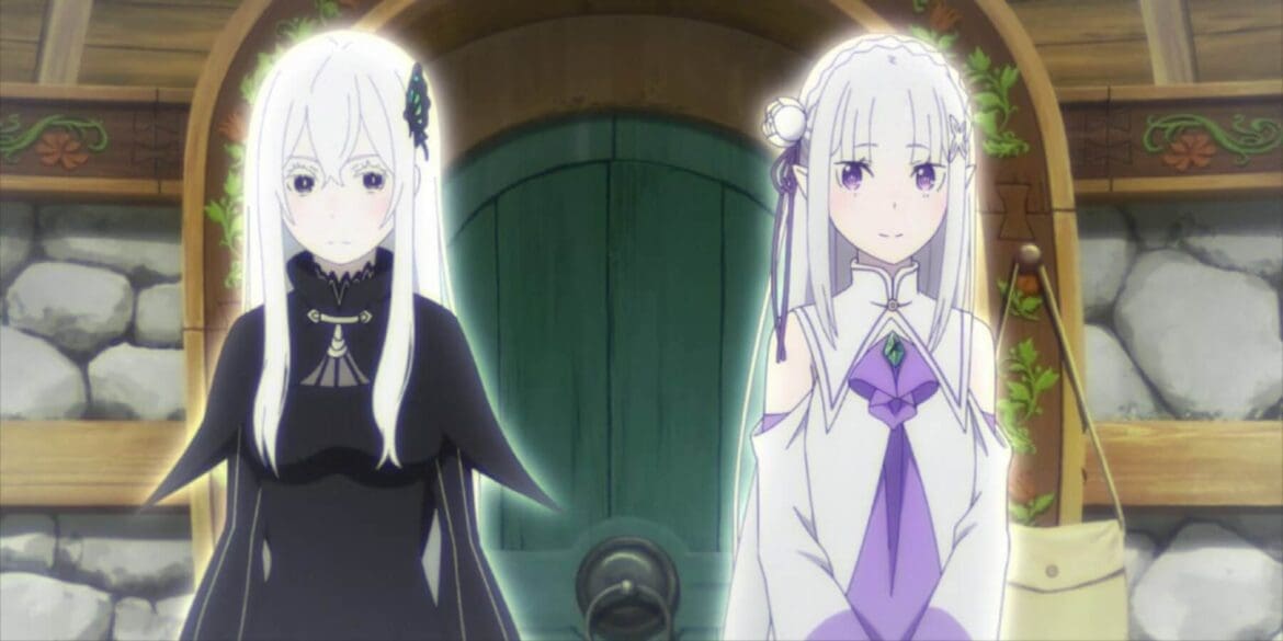 Emilia - Re: Zero - dark elf anime