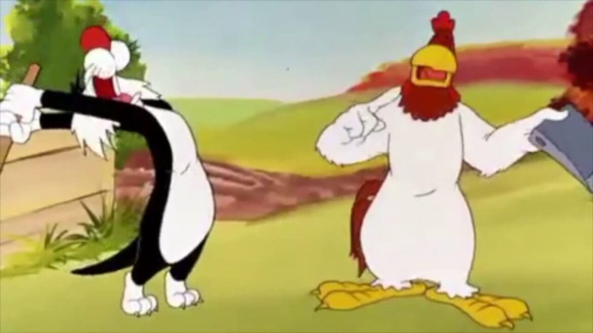 Foghorn Leghorn - animated white characters