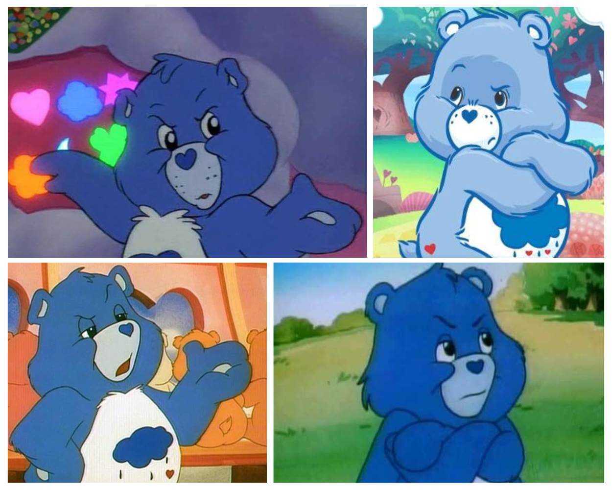 Grumpy Bear Blue Carebear