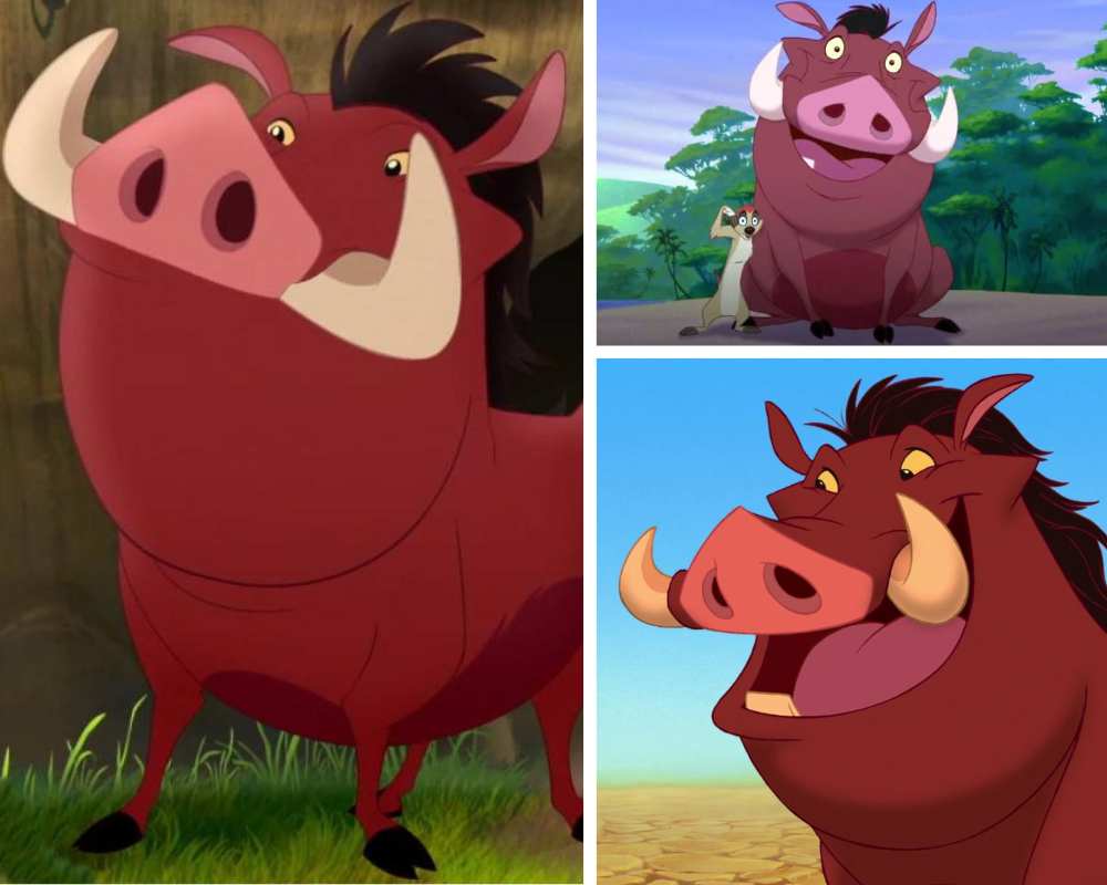 Pumbaa - Pig Cartoon Characters
