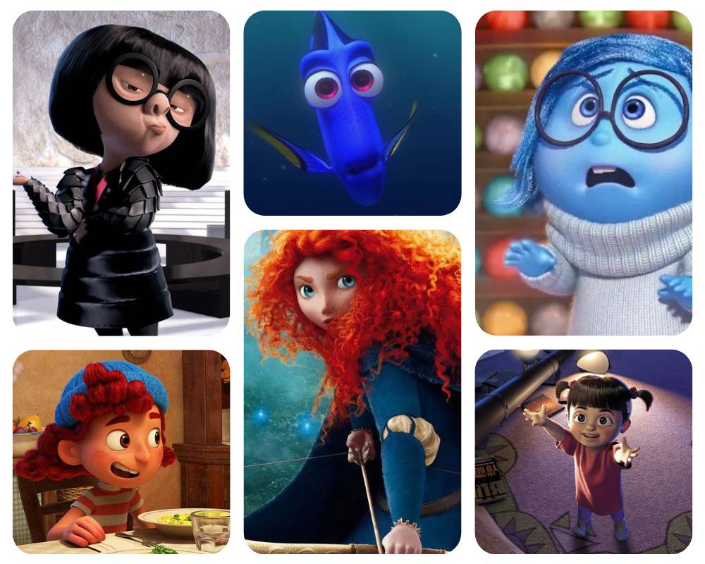 pixar animation characters