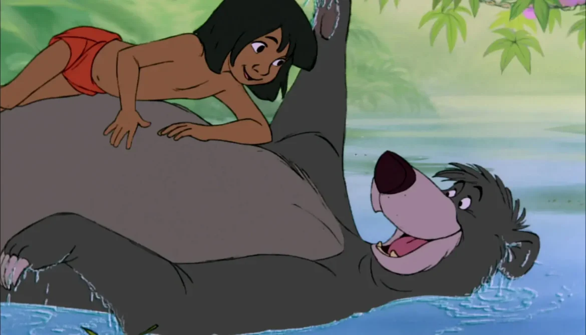 Baloo Is A Big Grey Cartoon Bear