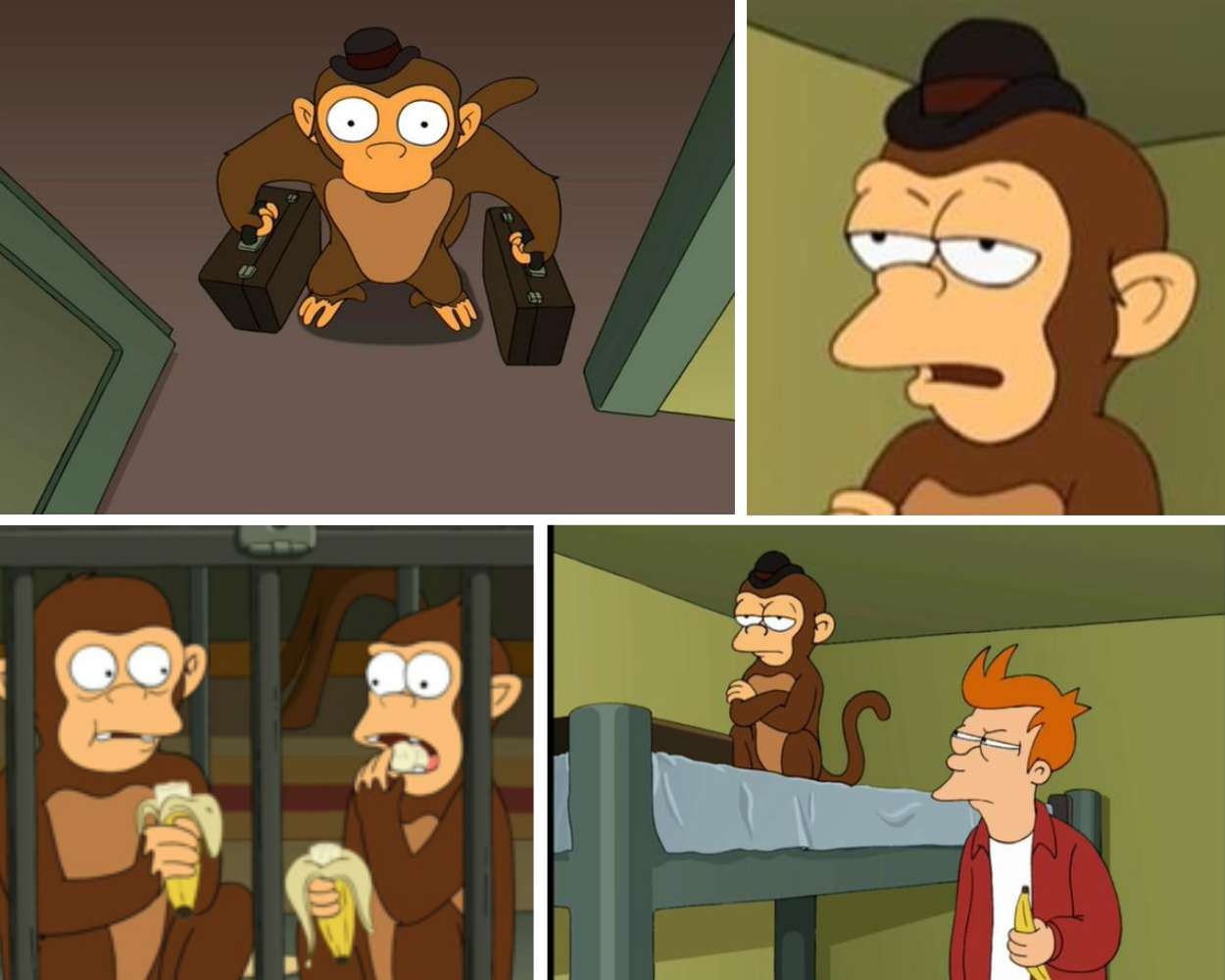 Guenter From Futurama - Cartoon Monkey Character