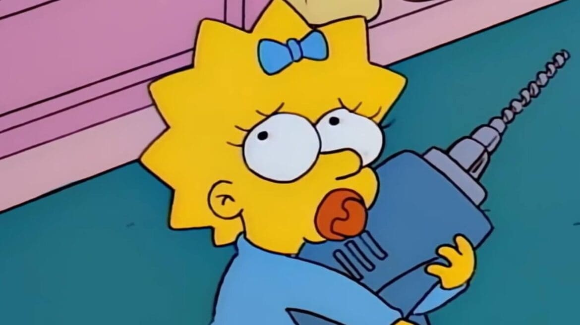 Maggie Simpson Is A Baby Character