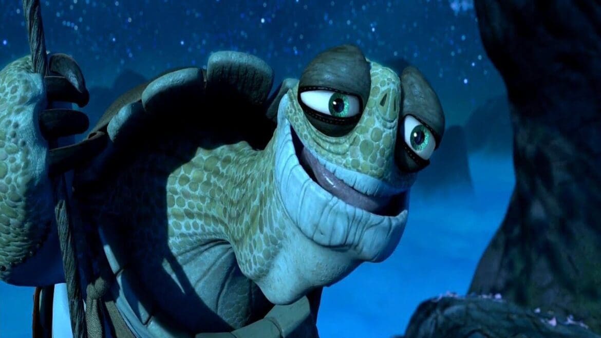 Oogway Is A Cartoon Turtle From Kung Fu Panda