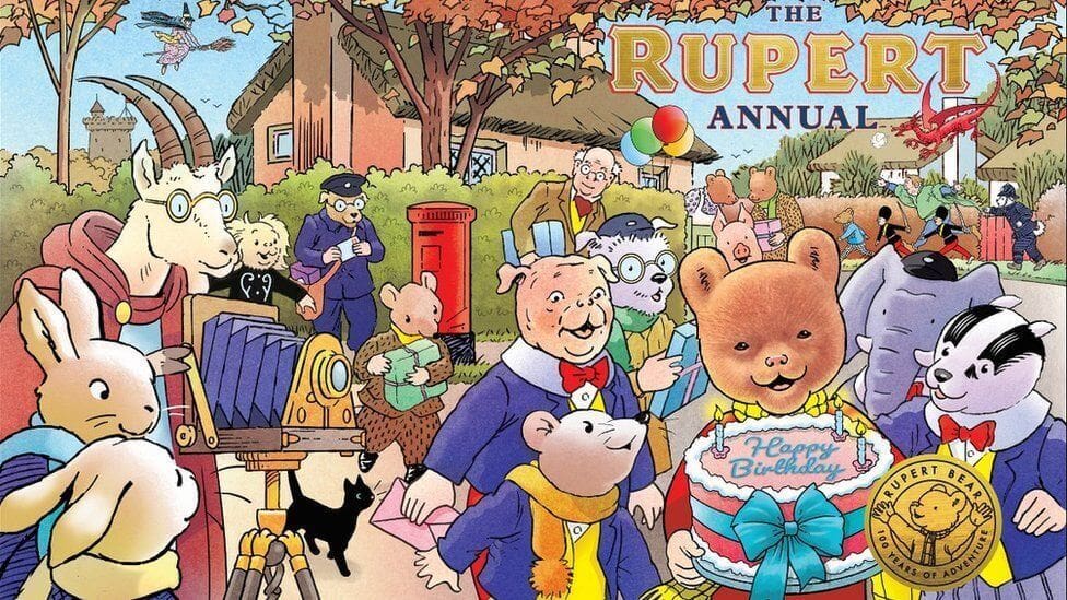 Rupert The Famous Cartoon Bear