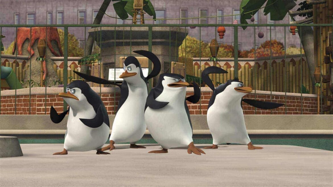 Skipper, Kowalski, Rico, Private - Penguins