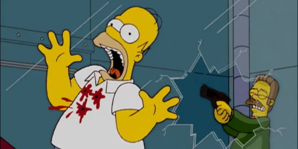 The Simpsons Loves Aggression