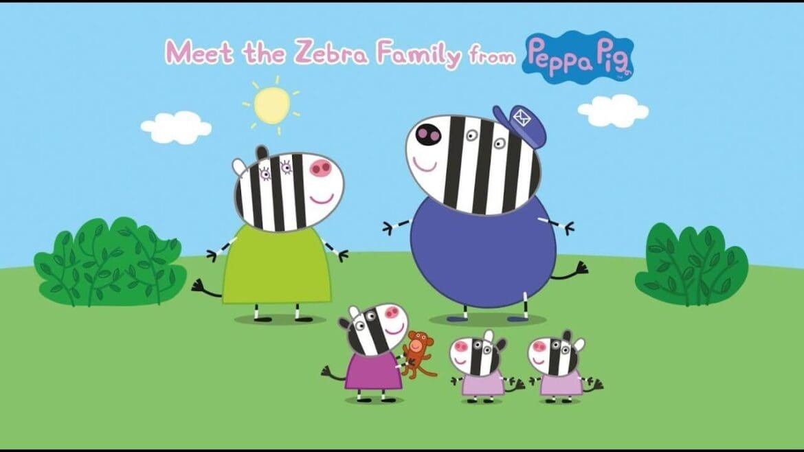 Zuzu and Zaza Zebra - Peppa Pig