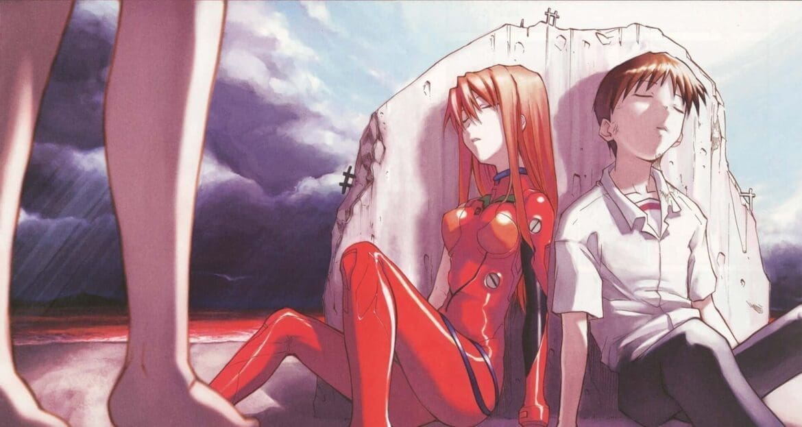 Asuka Langley Soryu and Shinji Ikari - Neon Genesis Evangelion