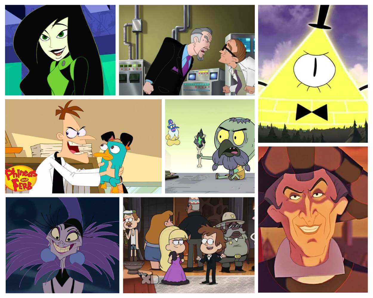 Cartoon Characters From Disney